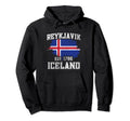 Reykjavik Flag Football Iceland Soccer Hoodie - Novelty Apparel Unisex - T-Shirt, Sweatshirt, Hoodie