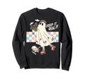 Roller Skate Spooky Creep It Real Ghost Sweatshirt - Trendy Graphic Unisex - T-Shirt, Sweatshirt, Hoodie