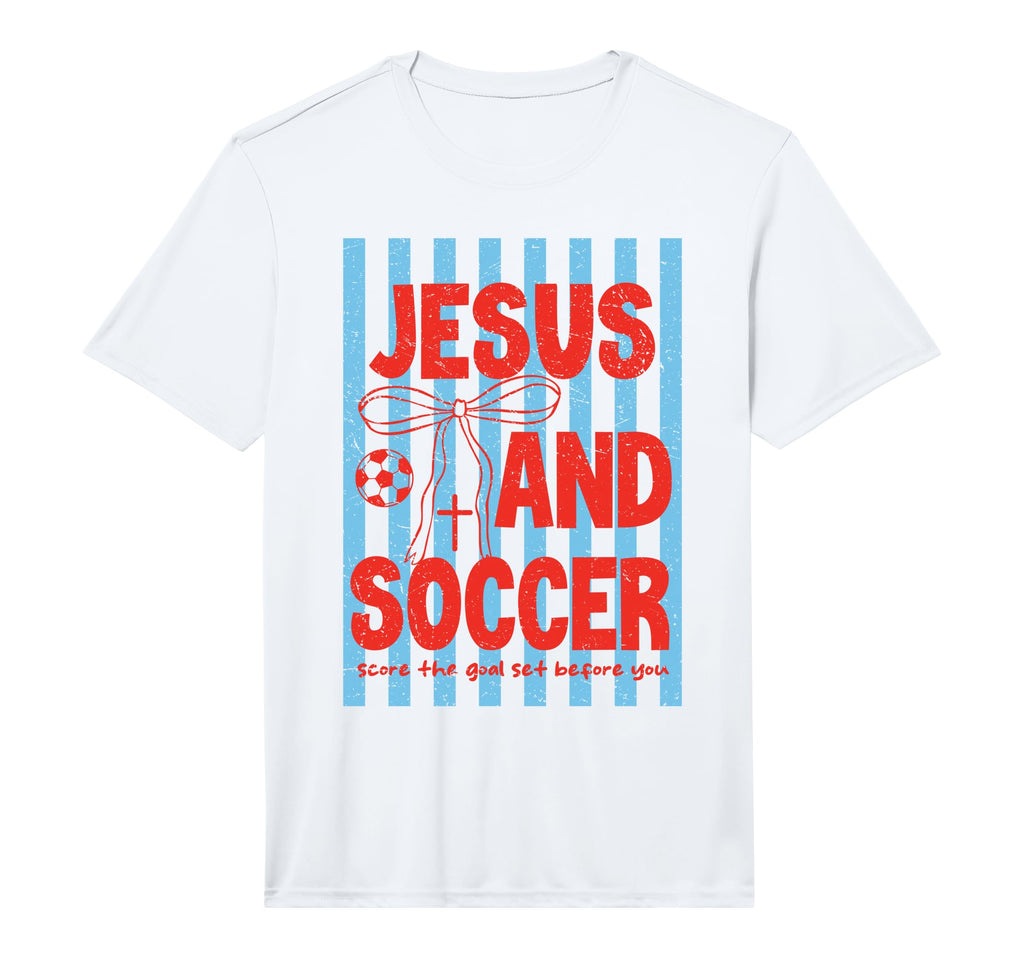 Preepy Jesus And Soccer Reglious T-Shirt - Streetwear Style Men Women - T-Shirt, Sweatshirt, Hoodie