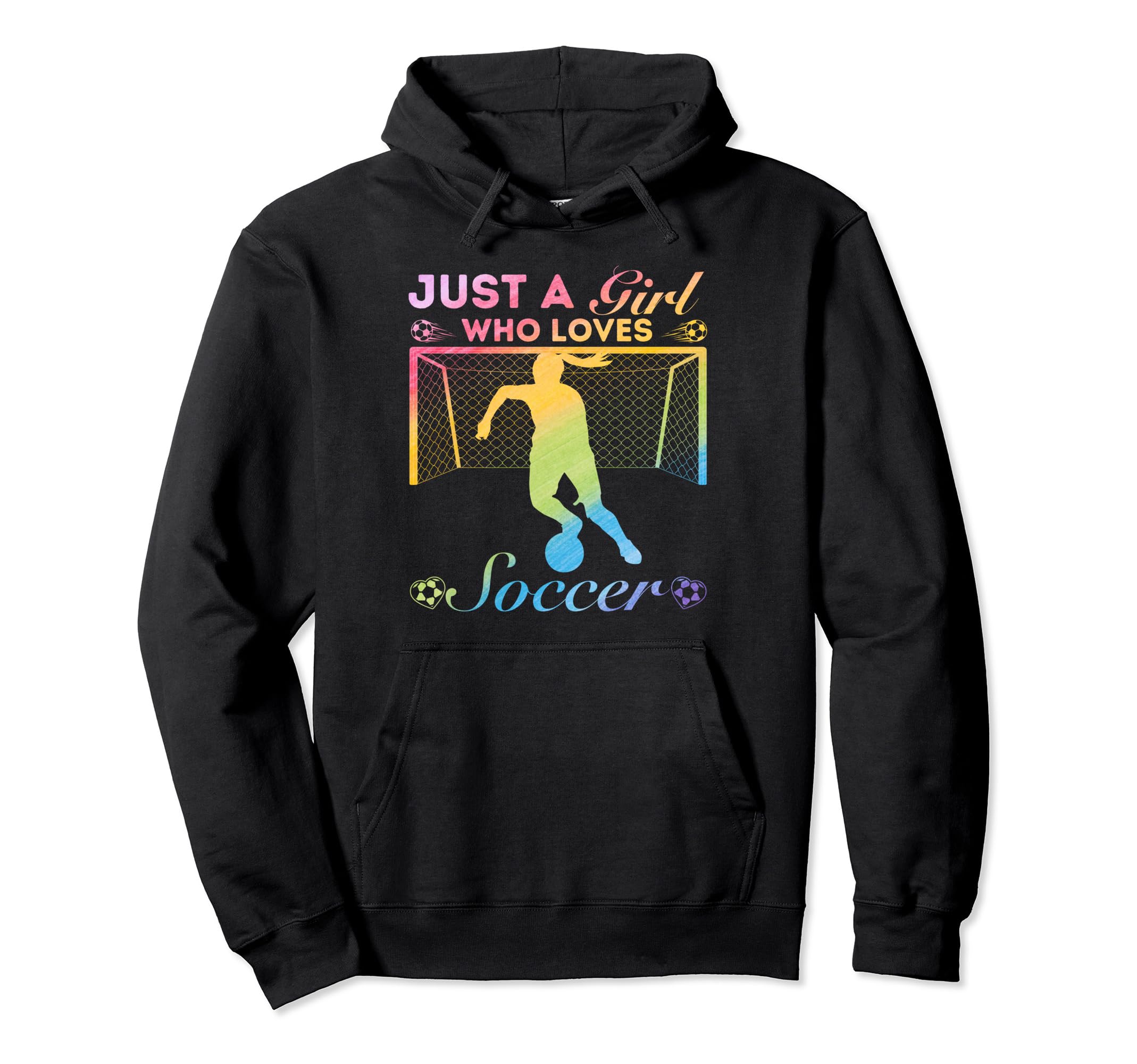 Just Who Loves Soccer Hoodie - Custom Art Print Men Women - T-Shirt, Sweatshirt, Hoodie