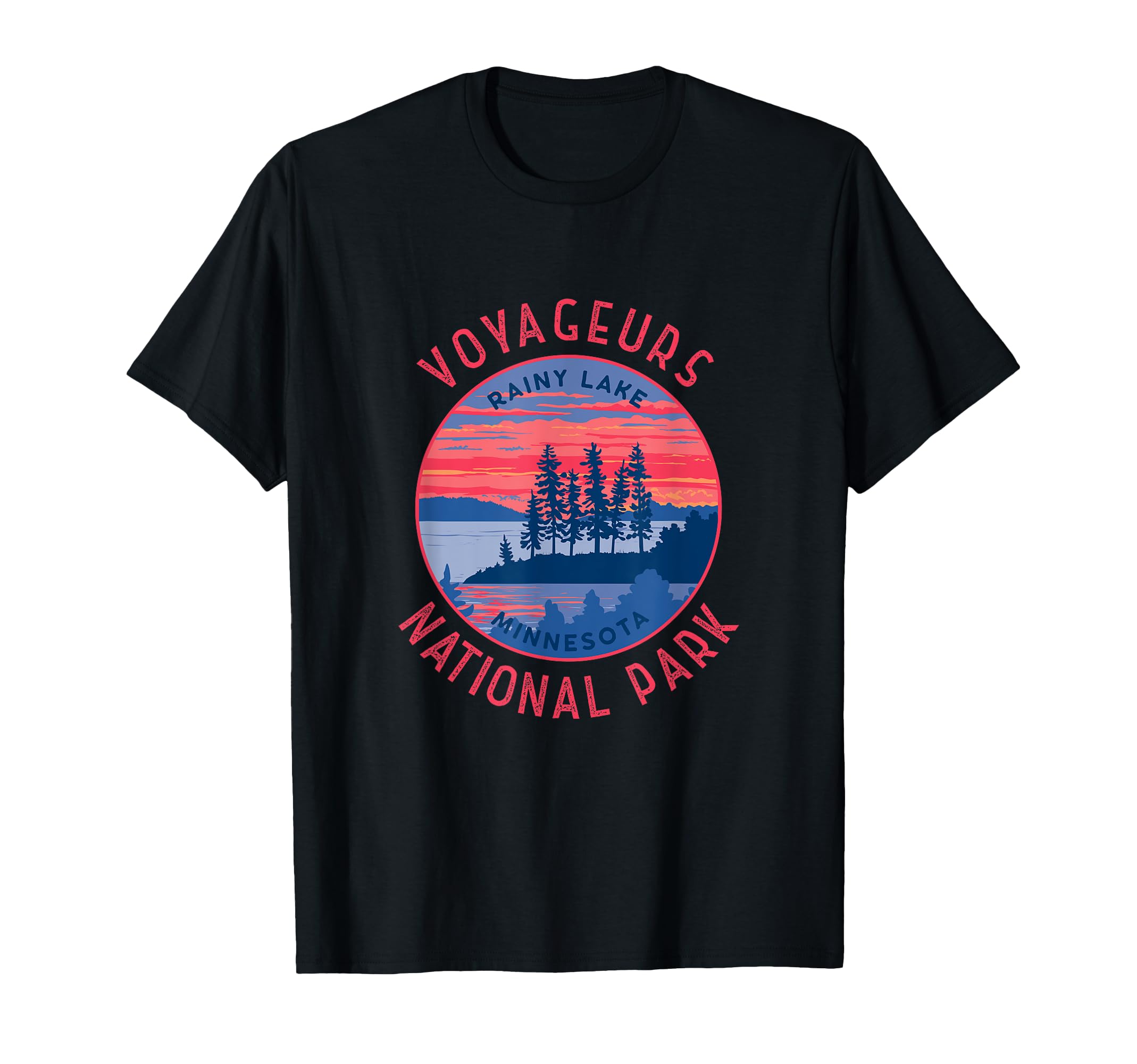Voyageurs National Park Rainy Lake T-Shirt - Fun Novelty Design Unisex - T-Shirt, Sweatshirt, Hoodie