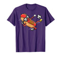 Soccer Player Hotdog Hot Dogs Playing T-Shirt - Novelty Apparel Men Women - T-Shirt, Sweatshirt, Hoodie