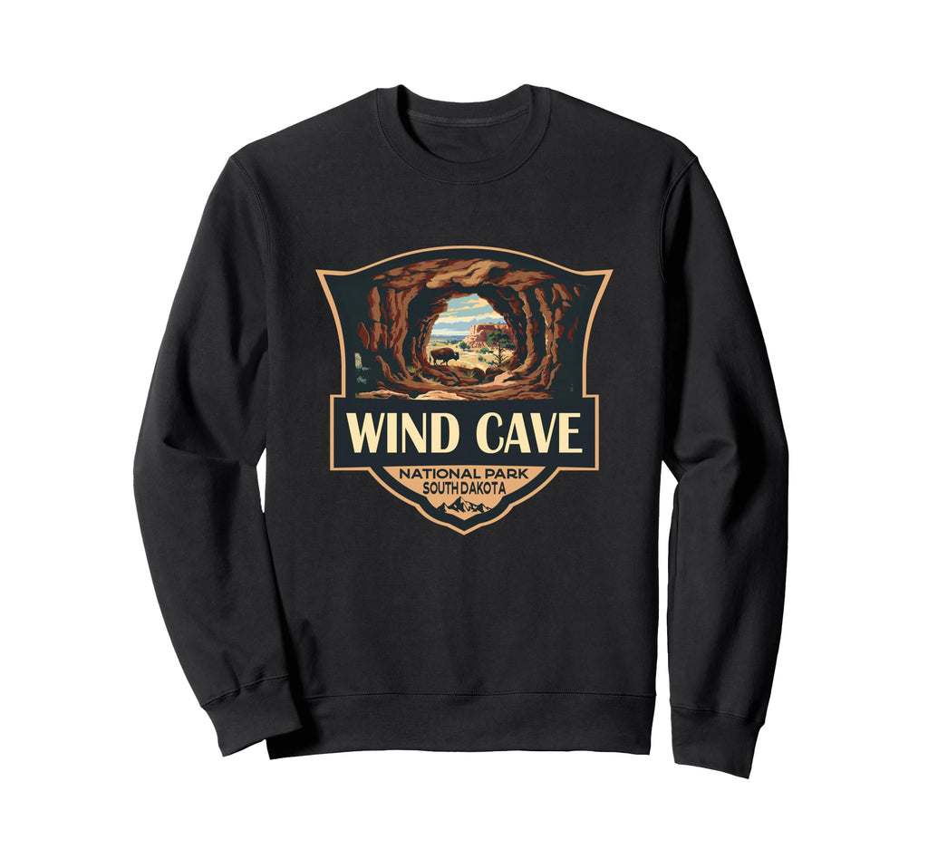 Wind Cave National Park Sweatshirt - Aesthetic Graphic for Adults - T-Shirt, Sweatshirt, Hoodie