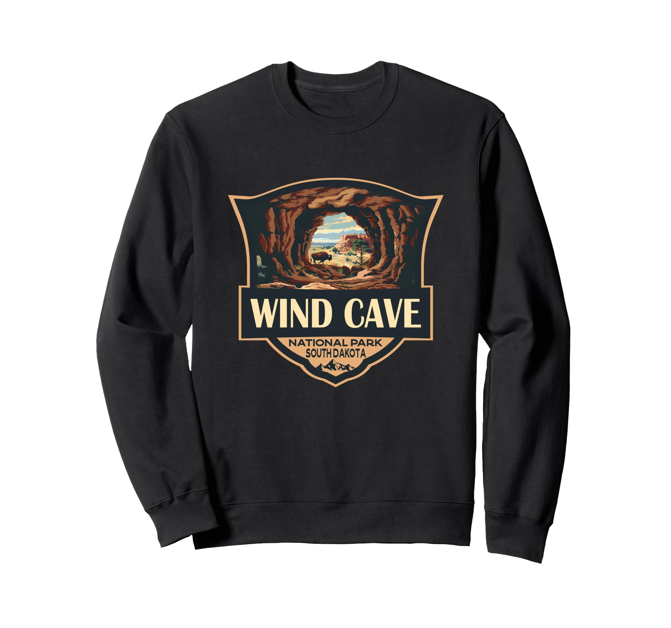 Wind Cave National Park Sweatshirt - Aesthetic Graphic for Adults - T-Shirt, Sweatshirt, Hoodie