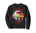 Soccer Dad Soccer Ball Flag Sweatshirt - Streetwear Style for Adults - T-Shirt, Sweatshirt, Hoodie