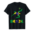 Brazil Football Game Player Soccer T-Shirt - Aesthetic Graphic Men Women - T-Shirt, Sweatshirt, Hoodie