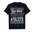 Proud Parent Raised Favorite Athlete Sports T-Shirt - Unique Graphic Unisex - T-Shirt, Sweatshirt, Hoodie