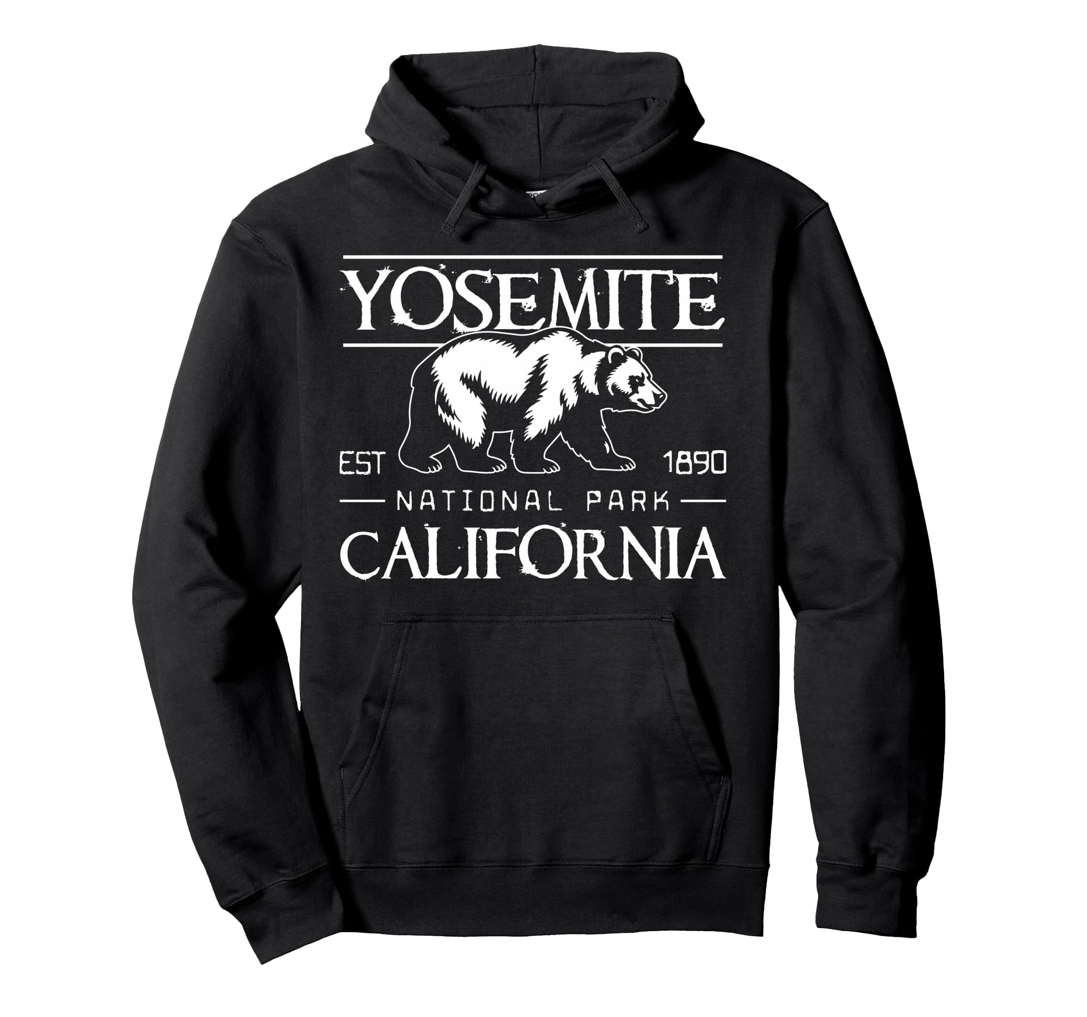 Yosemite National Park Est 1890 Hoodie - Fun Novelty Design for Adults - T-Shirt, Sweatshirt, Hoodie