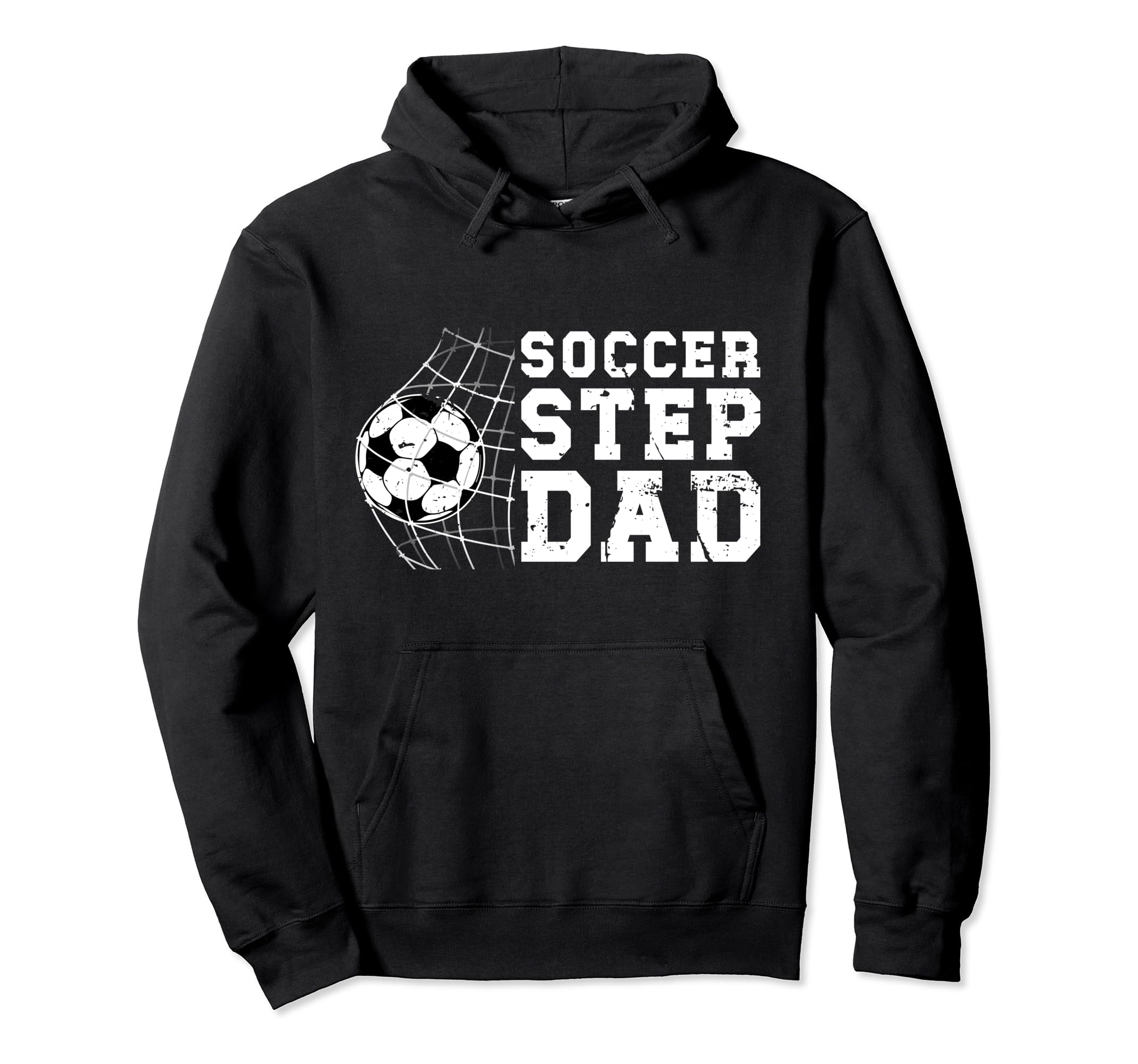 Soccer Step Dad Soccer Player Stepfather Hoodie - Fun Novelty Design Unisex - T-Shirt, Sweatshirt, Hoodie