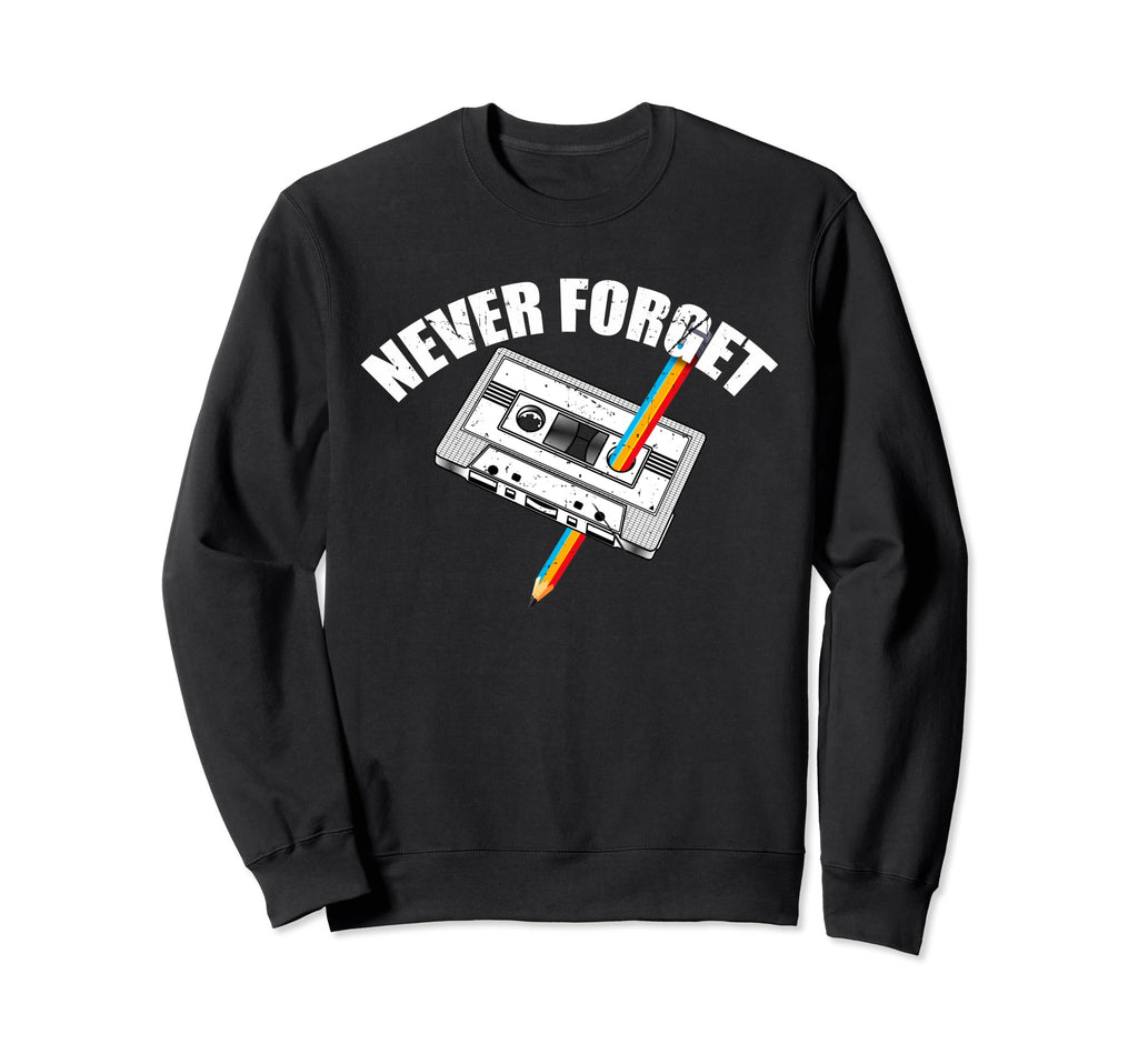 Cassette Tape 80S Old School Sweatshirt - Aesthetic Graphic for Adults - T-Shirt, Sweatshirt, Hoodie