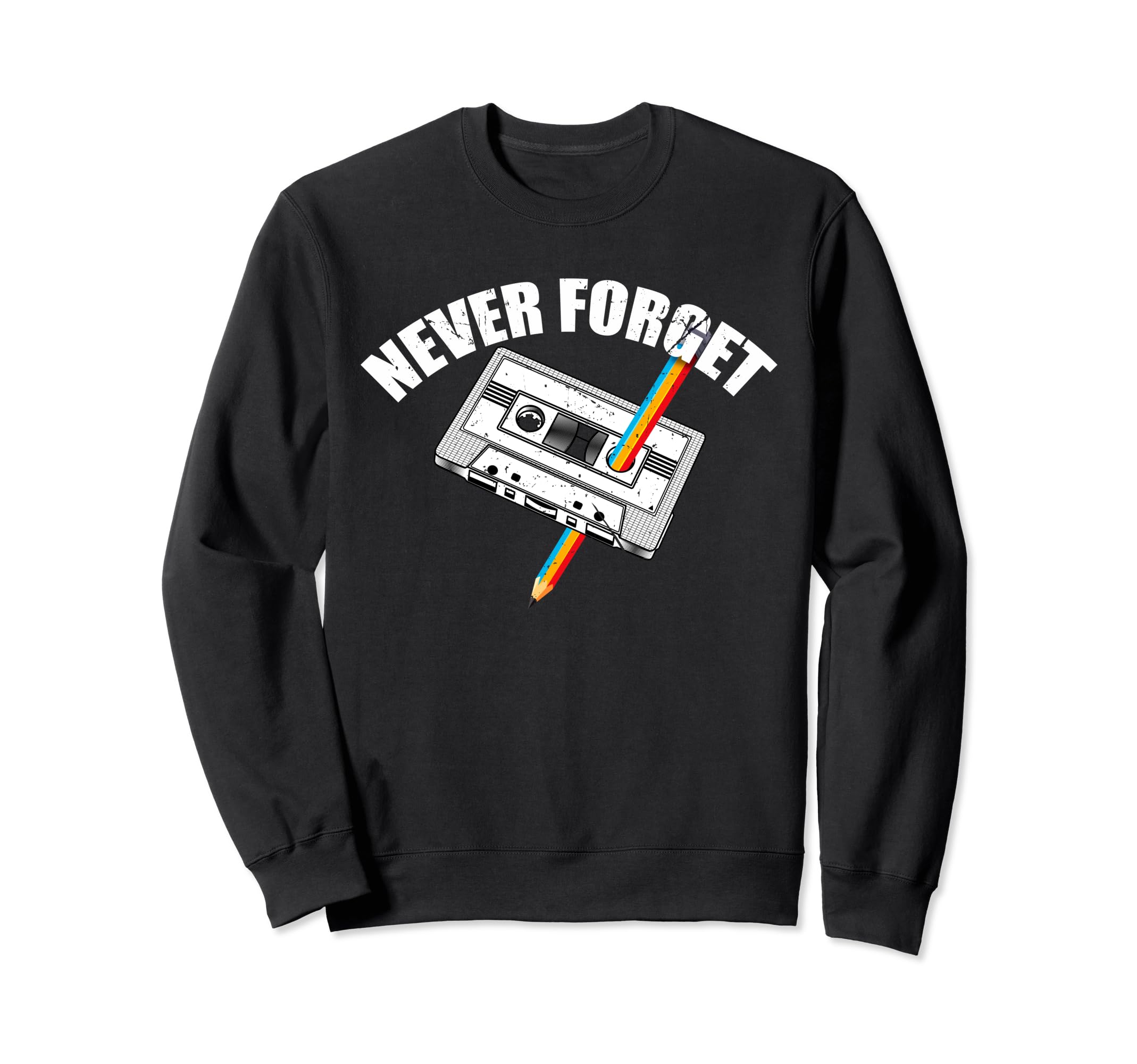 Cassette Tape 80S Old School Sweatshirt - Aesthetic Graphic for Adults - T-Shirt, Sweatshirt, Hoodie