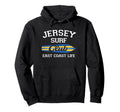 Jersey Surf Club Surfing Beach Hoodie - Streetwear Style Men Women - T-Shirt, Sweatshirt, Hoodie