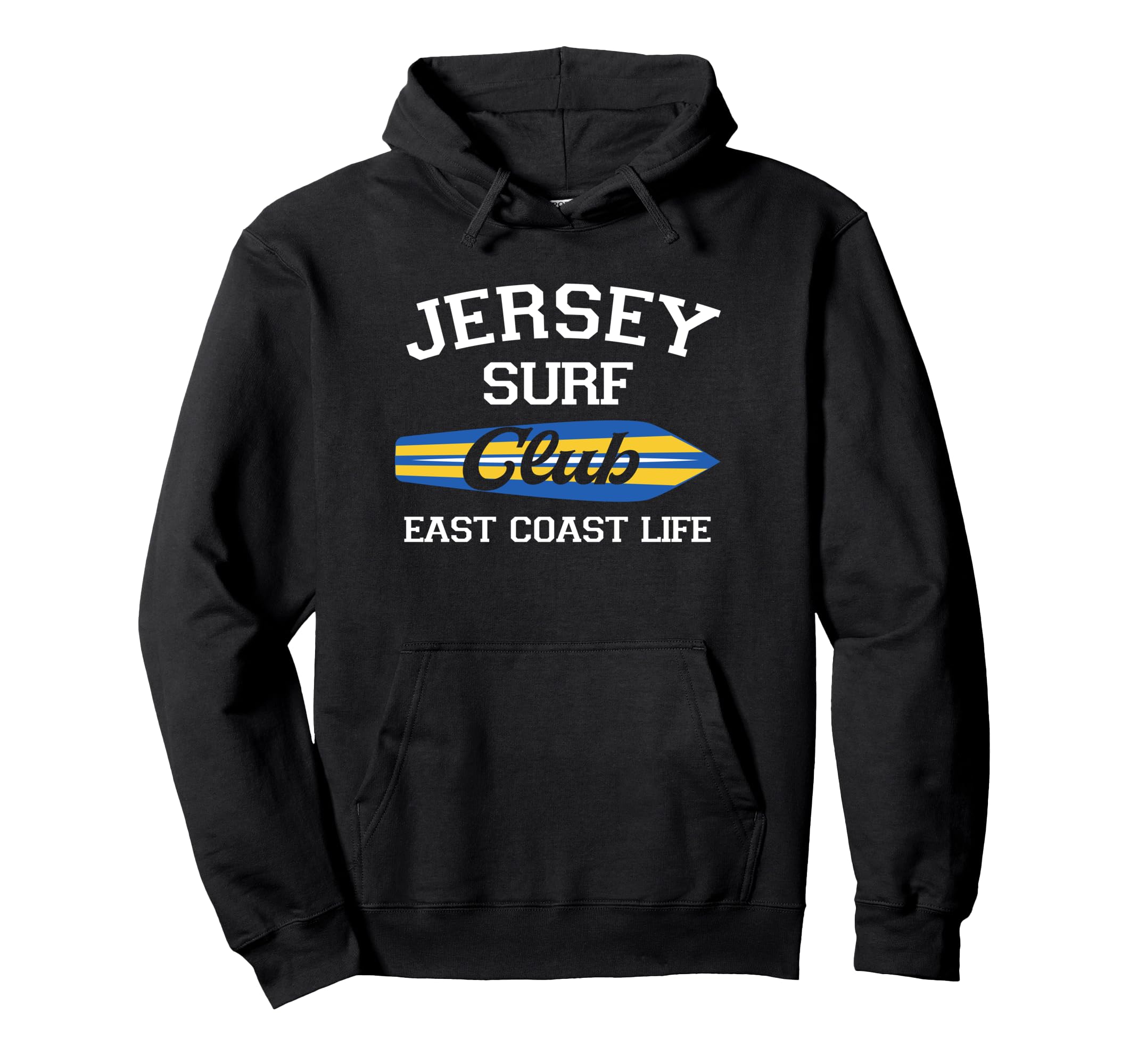 Jersey Surf Club Surfing Beach Hoodie - Streetwear Style Men Women - T-Shirt, Sweatshirt, Hoodie