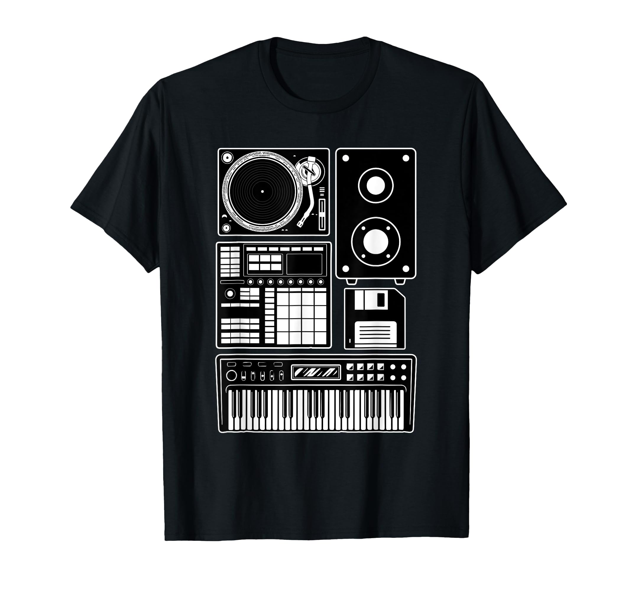 Funny Old School Hip Hop Rapper Beat T-Shirt - Novelty Apparel for Adults - T-Shirt, Sweatshirt, Hoodie