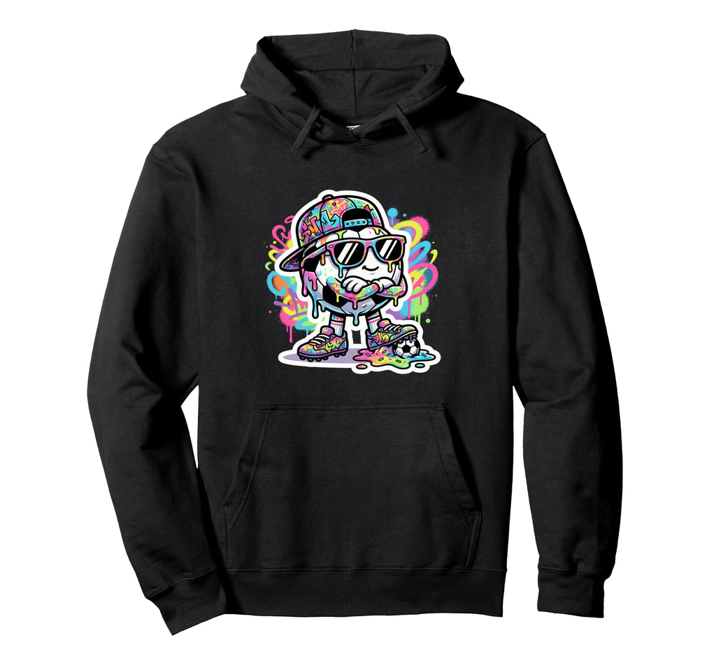 Soccer Ice Cream Drip Soccer Stuff Hoodie - Unique Graphic for Adults - T-Shirt, Sweatshirt, Hoodie