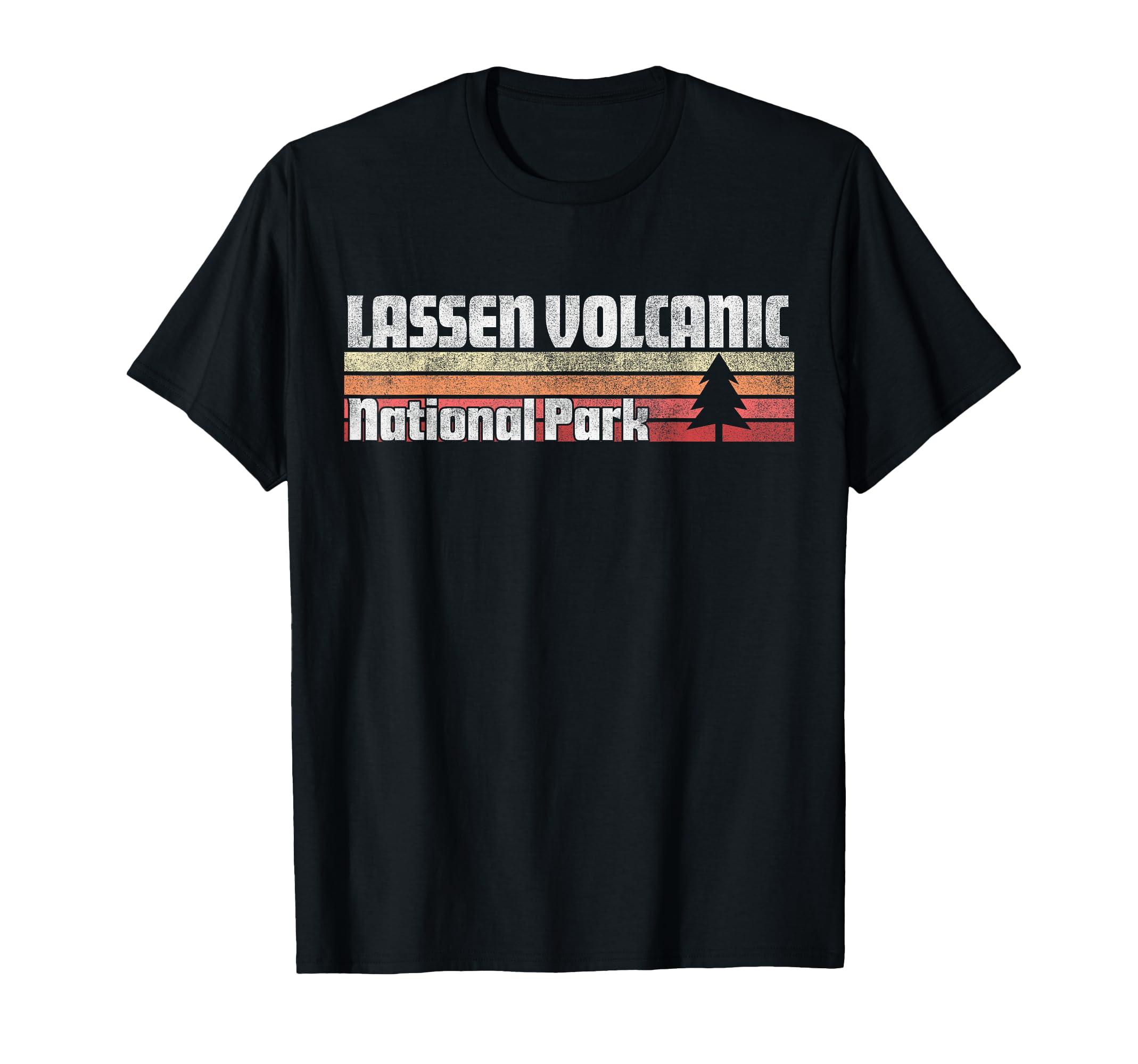 Lassen Volcanic National Park 70S 80S 90S T-Shirt - Unique Graphic Unisex - T-Shirt, Sweatshirt, Hoodie