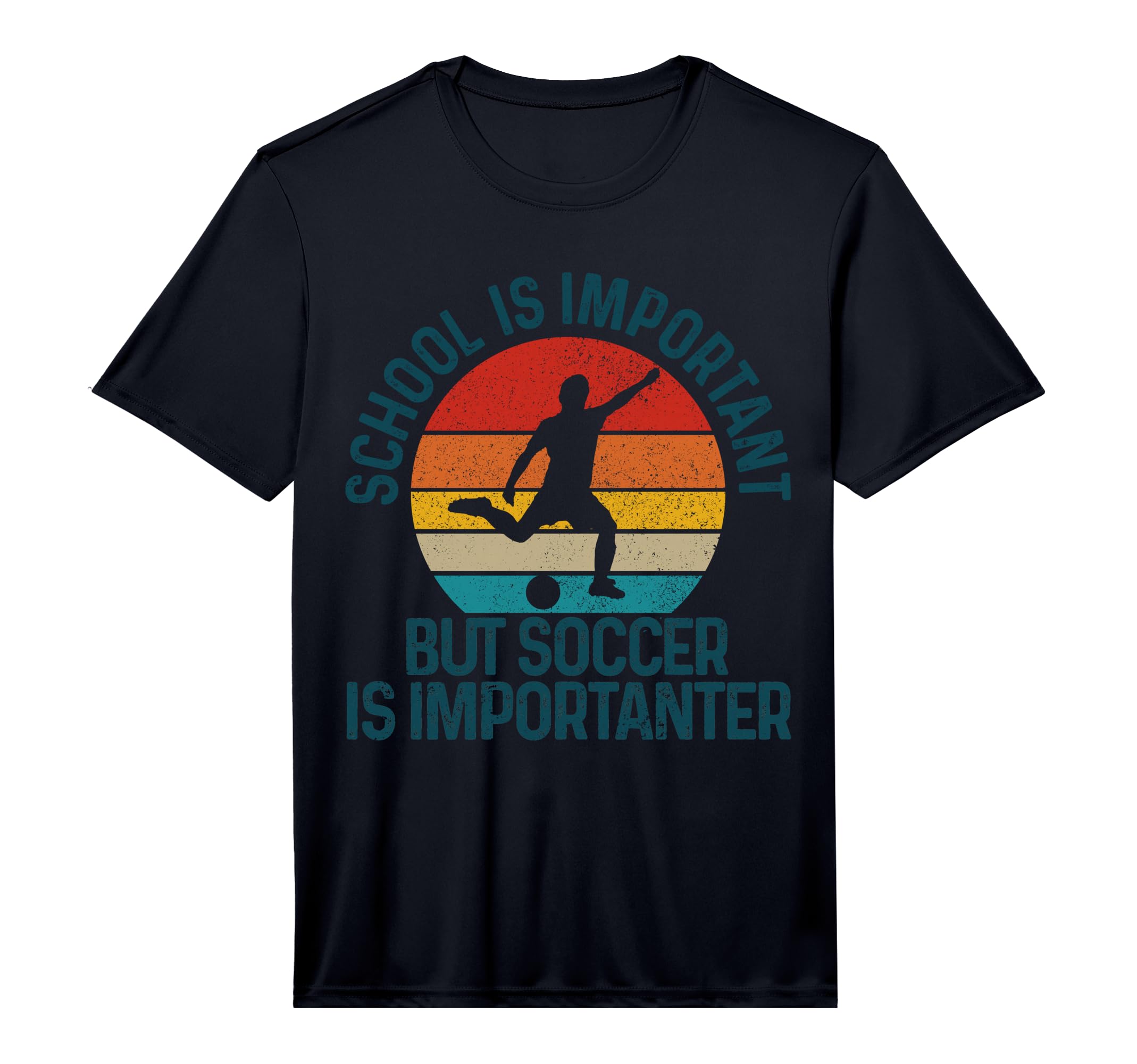 School Is Important But Soccer Is T-Shirt - Trendy Graphic Men Women - T-Shirt, Sweatshirt, Hoodie