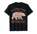 National Parks Bear Hiking Travel T-Shirt - Trendy Graphic Men Women - T-Shirt, Sweatshirt, Hoodie