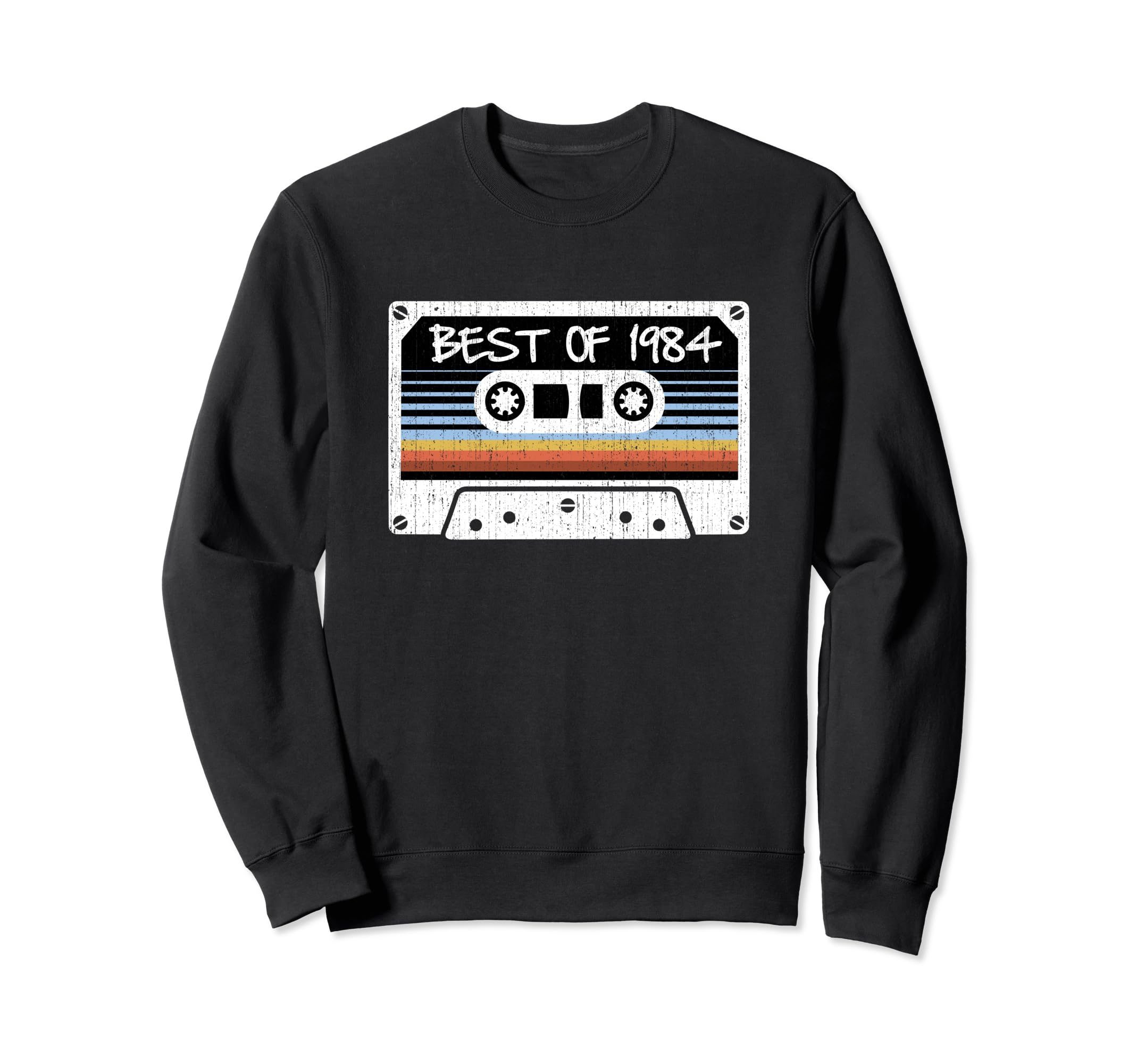 Best 1984 Cassette Tape Sweatshirt - Casual Everyday Wear for Adults - T-Shirt, Sweatshirt, Hoodie