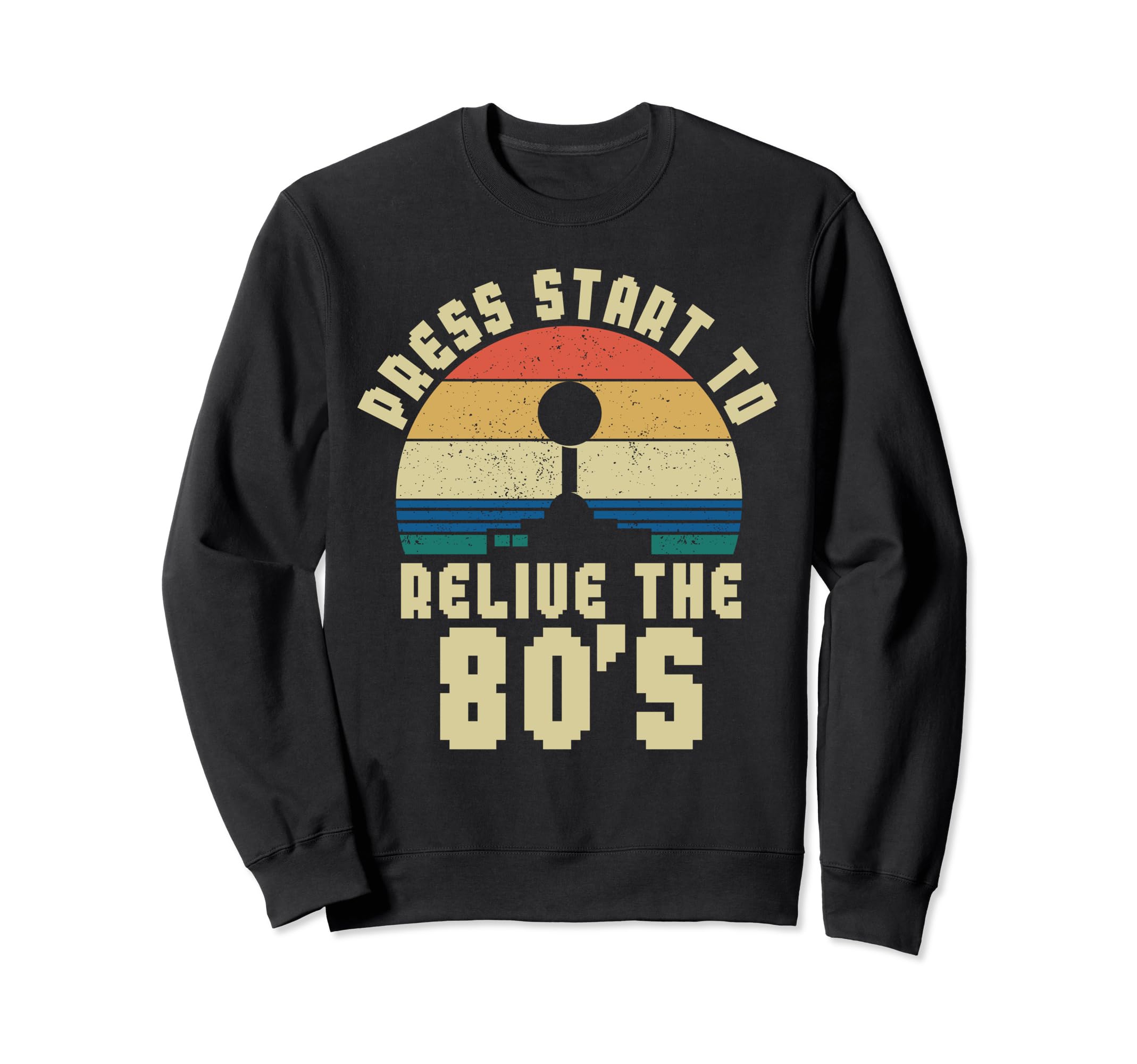 80S Arcade Nostalgia Pixel Art Video Sweatshirt - Minimalist Print Unisex - T-Shirt, Sweatshirt, Hoodie