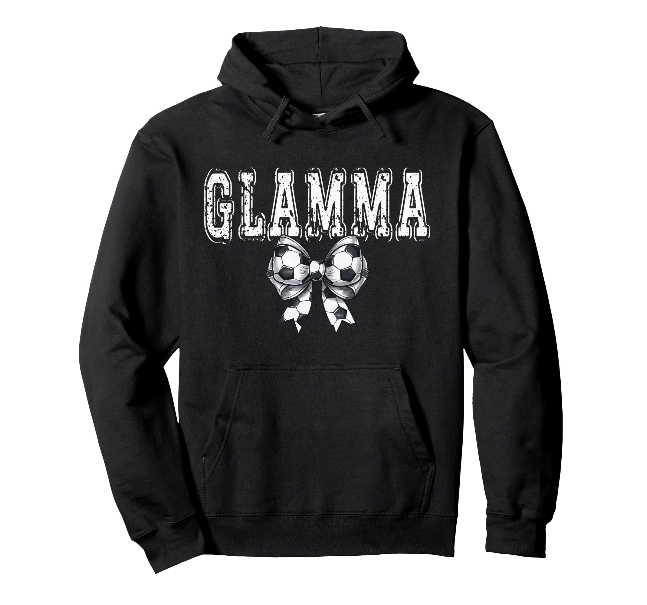 Coquette Soccer Glamma Spirit Hoodie - Fun Novelty Design for Adults - T-Shirt, Sweatshirt, Hoodie