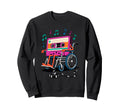 Wheelchair Cassette Player Music Sweatshirt - Fun Novelty Design Unisex - T-Shirt, Sweatshirt, Hoodie