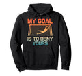 Soccer Goalie Art Gag Soccer Player Hoodie - Novelty Apparel for Adults - T-Shirt, Sweatshirt, Hoodie