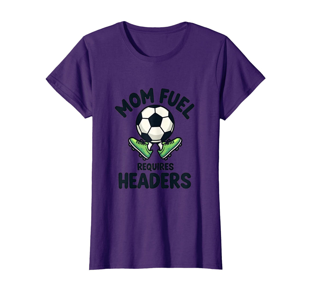 Mom Fuel Requires Coffee Soccer Mom T-Shirt - Aesthetic Graphic Unisex - T-Shirt, Sweatshirt, Hoodie