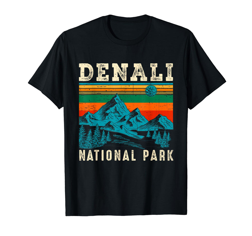 Denali National Park Denali Alaska T-Shirt - Novelty Apparel for Adults - T-Shirt, Sweatshirt, Hoodie