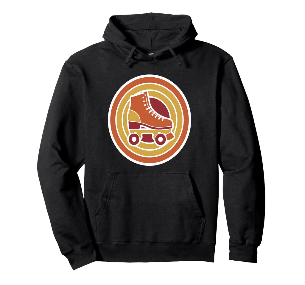 Roller Skate Circle Skating Hoodie - Fun Novelty Design for Adults - T-Shirt, Sweatshirt, Hoodie