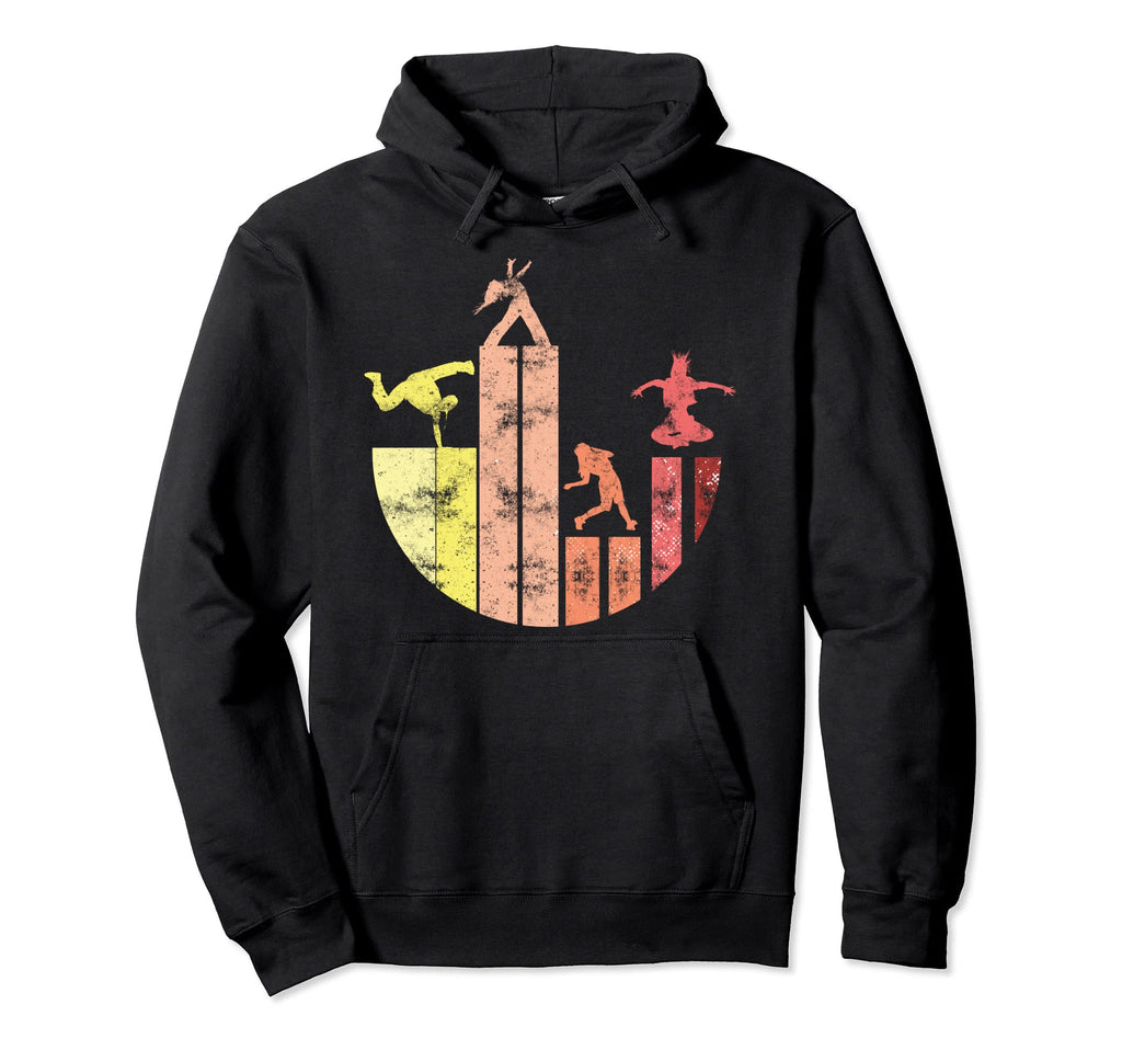 Breakdance Hip Hop Old School Rap Hoodie - Novelty Apparel for Adults - T-Shirt, Sweatshirt, Hoodie