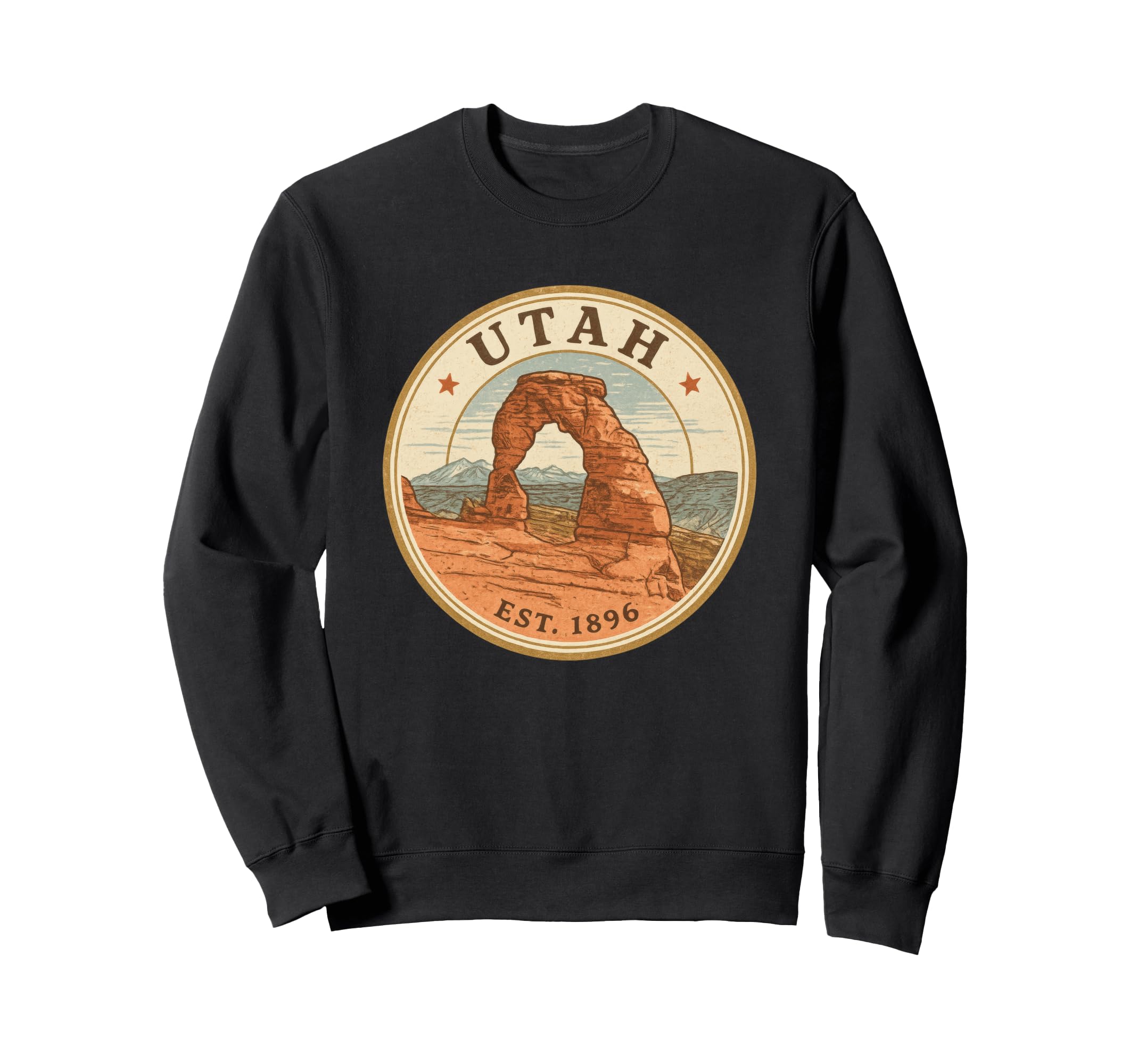 Utah Est 1896 National Park Sweatshirt - Aesthetic Graphic for Adults - T-Shirt, Sweatshirt, Hoodie