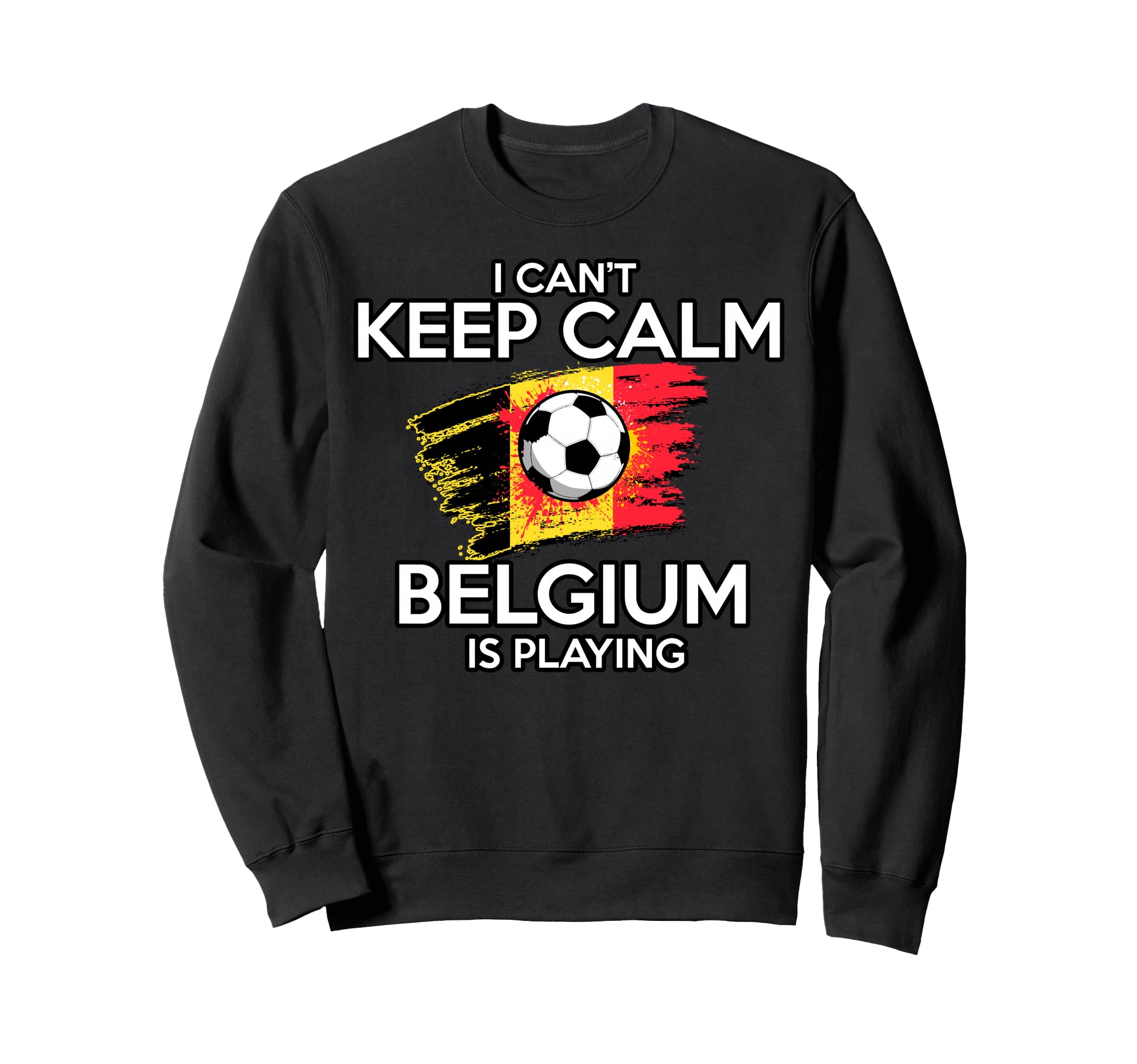 Belgium Football Fan Soccer Game Player Sweatshirt - Unique Graphic Unisex - T-Shirt, Sweatshirt, Hoodie