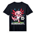 Soccer Axolotl Funny Scoresalotl Xolotl T-Shirt - Unique Graphic Unisex - T-Shirt, Sweatshirt, Hoodie
