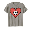Soccer Love Heart Fans And Players T-Shirt - Custom Art Print Men Women - T-Shirt, Sweatshirt, Hoodie