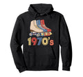 1970S Roller Skating Roller Rink Hoodie - Casual Everyday Wear Men Women - T-Shirt, Sweatshirt, Hoodie