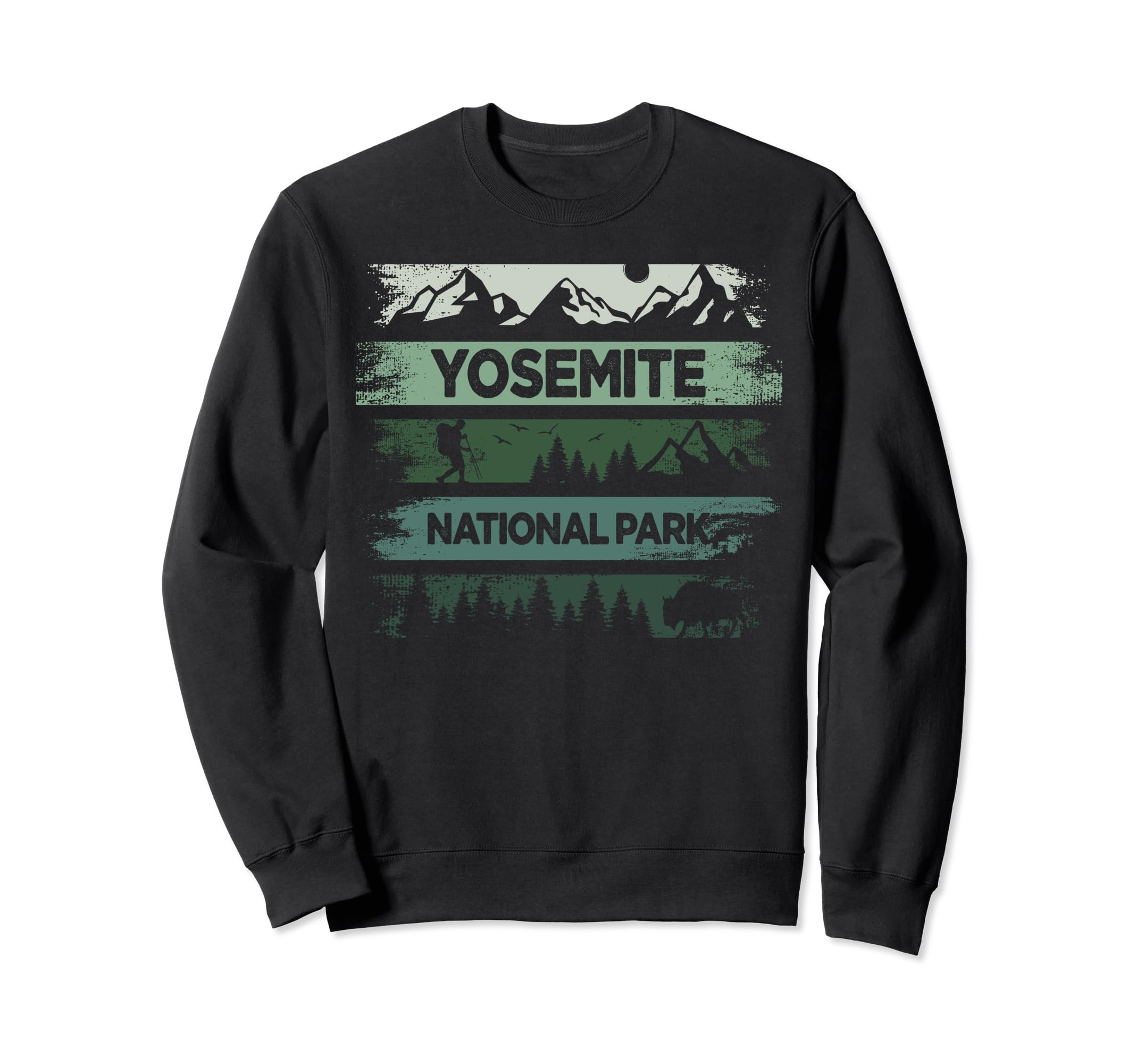 Yosemite National Park Us Sweatshirt - Fun Novelty Design for Adults - T-Shirt, Sweatshirt, Hoodie