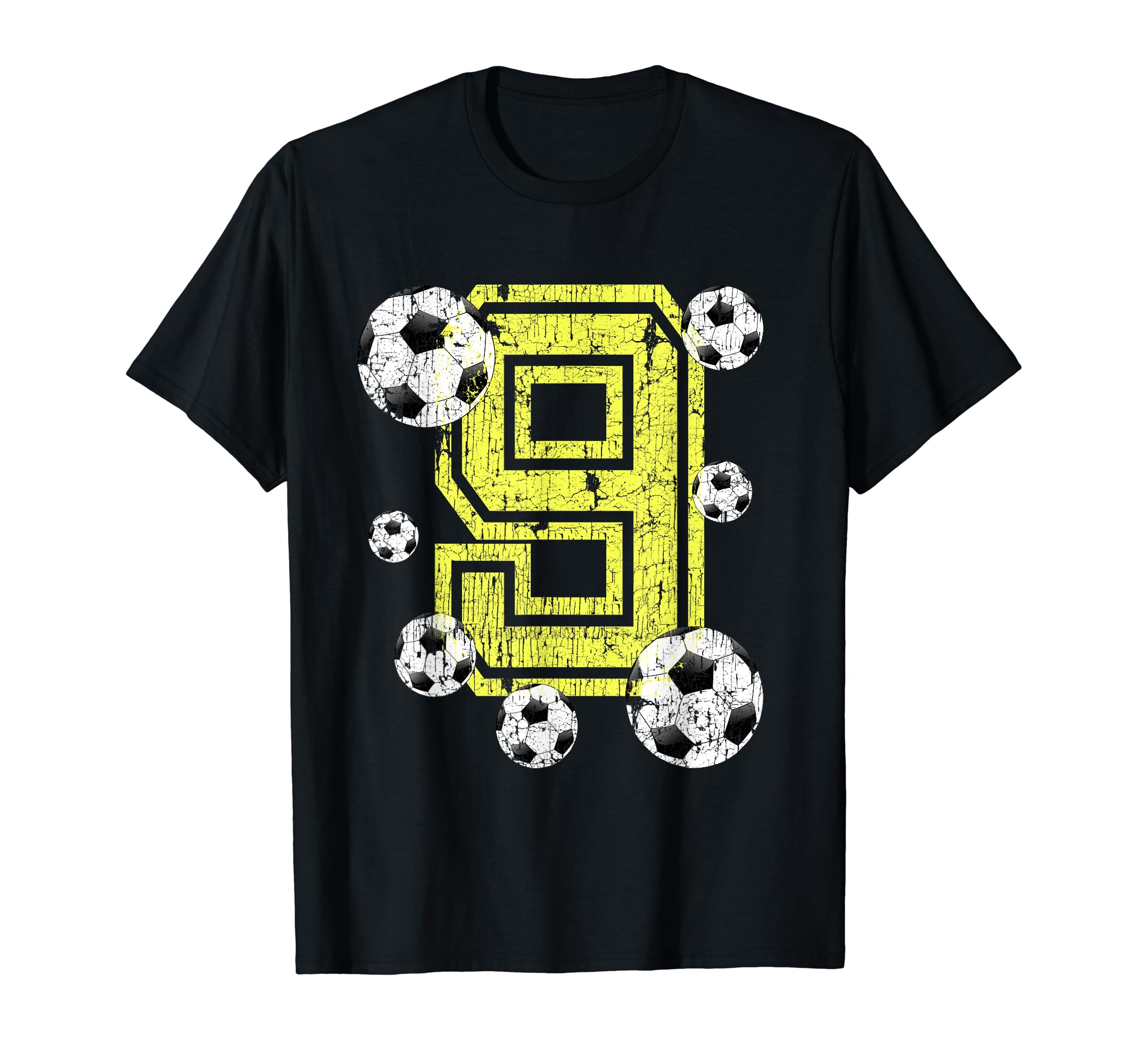 9Th Birthday Soccer Fan Gift And T-Shirt - Unique Graphic for Adults - T-Shirt, Sweatshirt, Hoodie