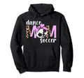 Dance And Soccer Mom Leopard Soccer Hoodie - Minimalist Print Unisex - T-Shirt, Sweatshirt, Hoodie