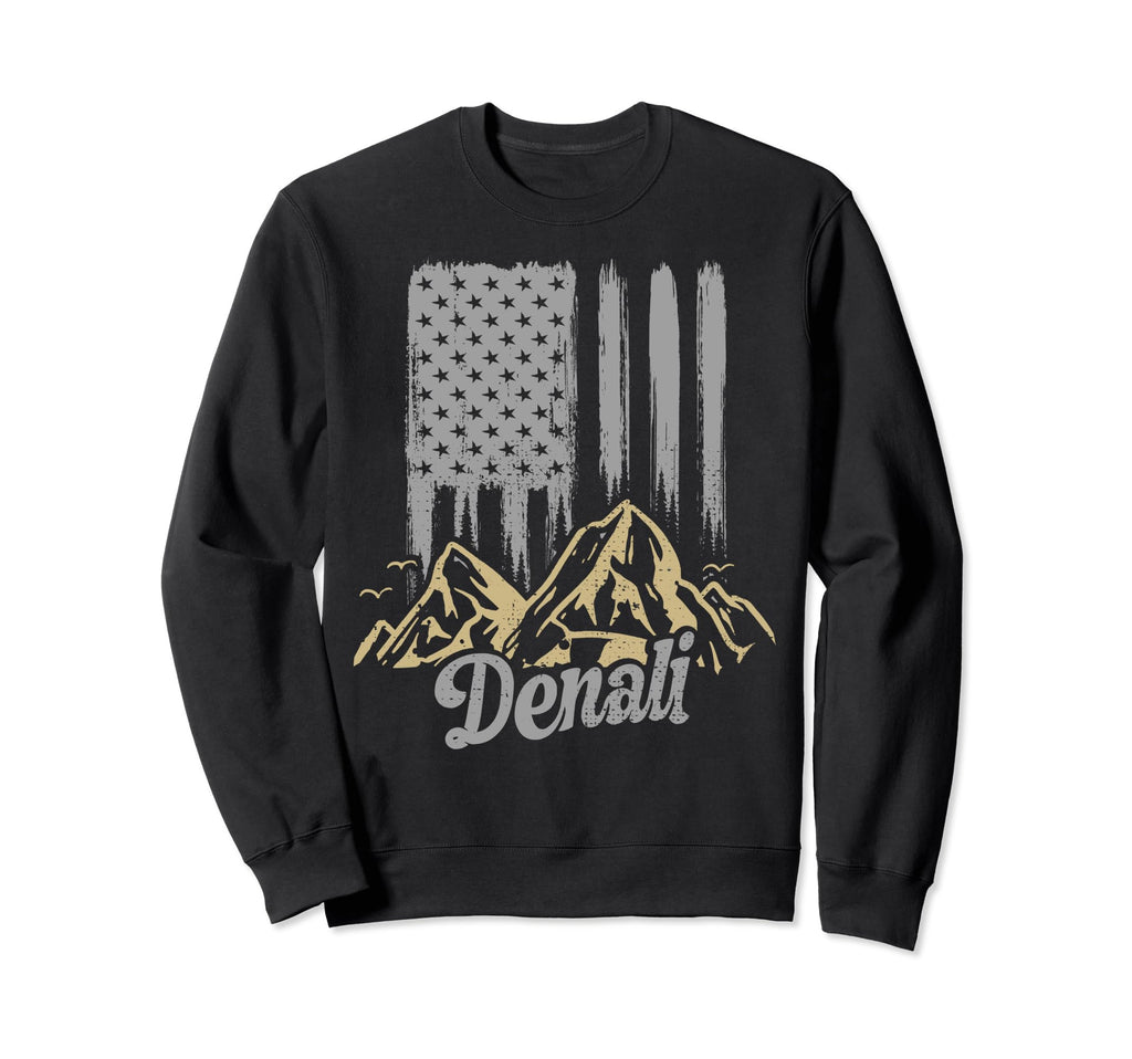 Denali National Park Us Denali Sweatshirt - Aesthetic Graphic Men Women - T-Shirt, Sweatshirt, Hoodie