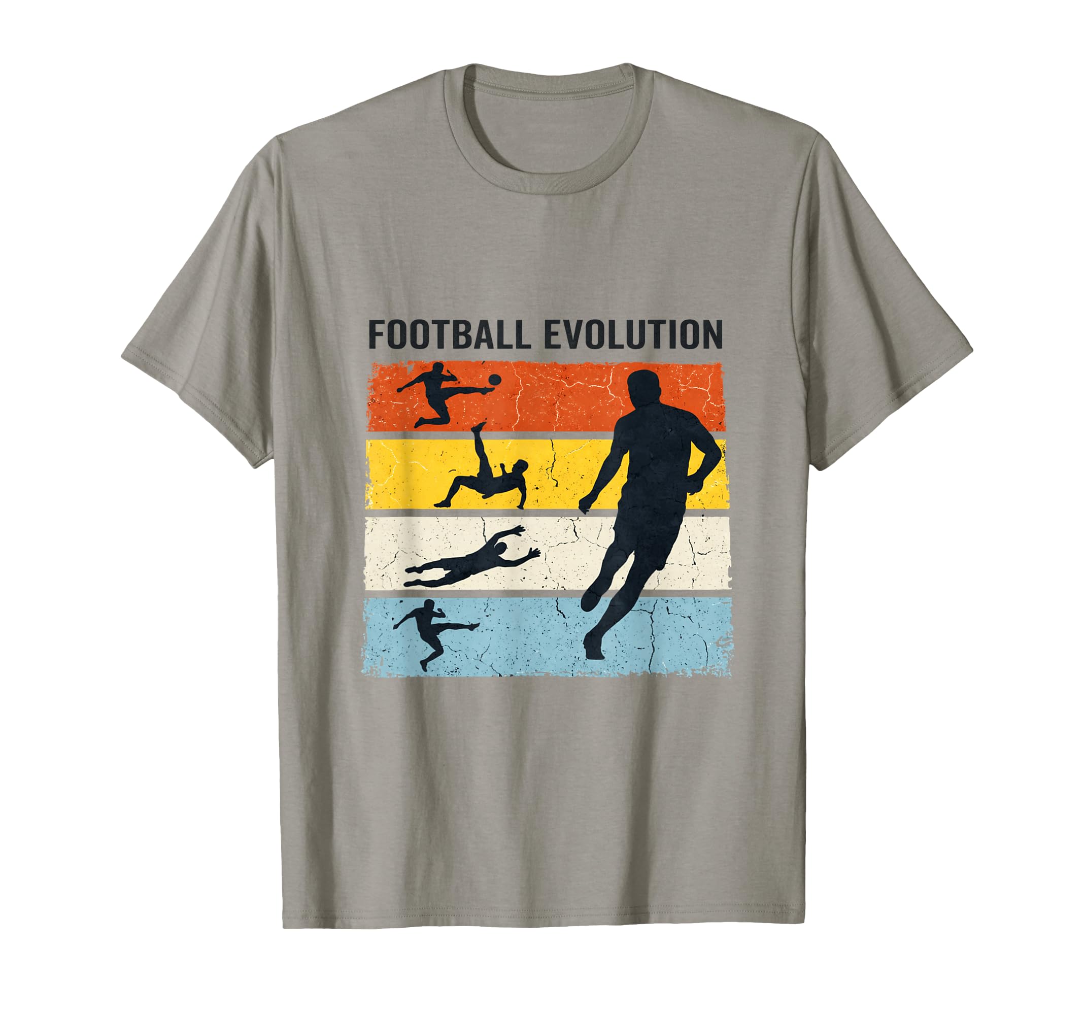 Football Evolution Soccer Player T-Shirt - Custom Art Print Unisex - T-Shirt, Sweatshirt, Hoodie