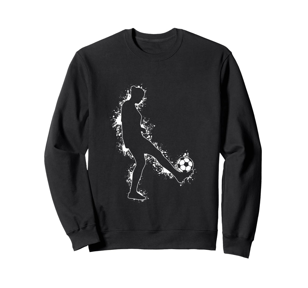 Soccer Silhouette Sweatshirt - Unique Graphic Men Women - T-Shirt, Sweatshirt, Hoodie