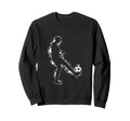 Soccer Silhouette Sweatshirt - Unique Graphic Men Women - T-Shirt, Sweatshirt, Hoodie