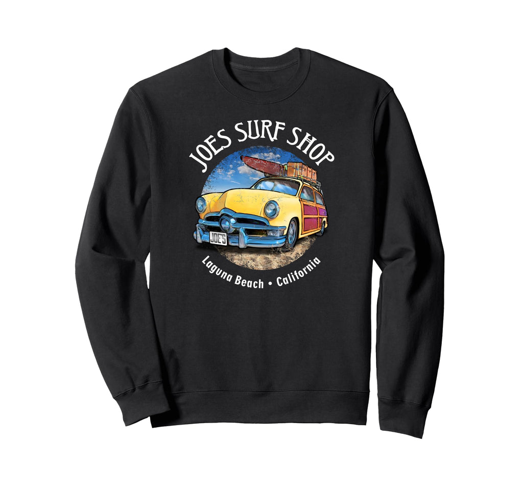 Joes Surf Woody Wagon Logo Sweatshirt - Casual Everyday Wear Unisex - T-Shirt, Sweatshirt, Hoodie