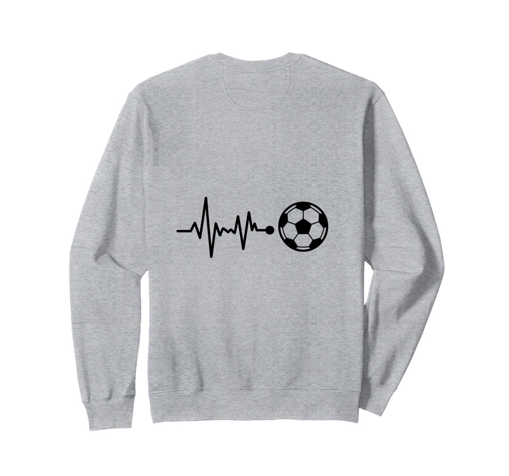 Heartbeat Soccer Ball Passion Sweatshirt - Minimalist Print Men Women - T-Shirt, Sweatshirt, Hoodie