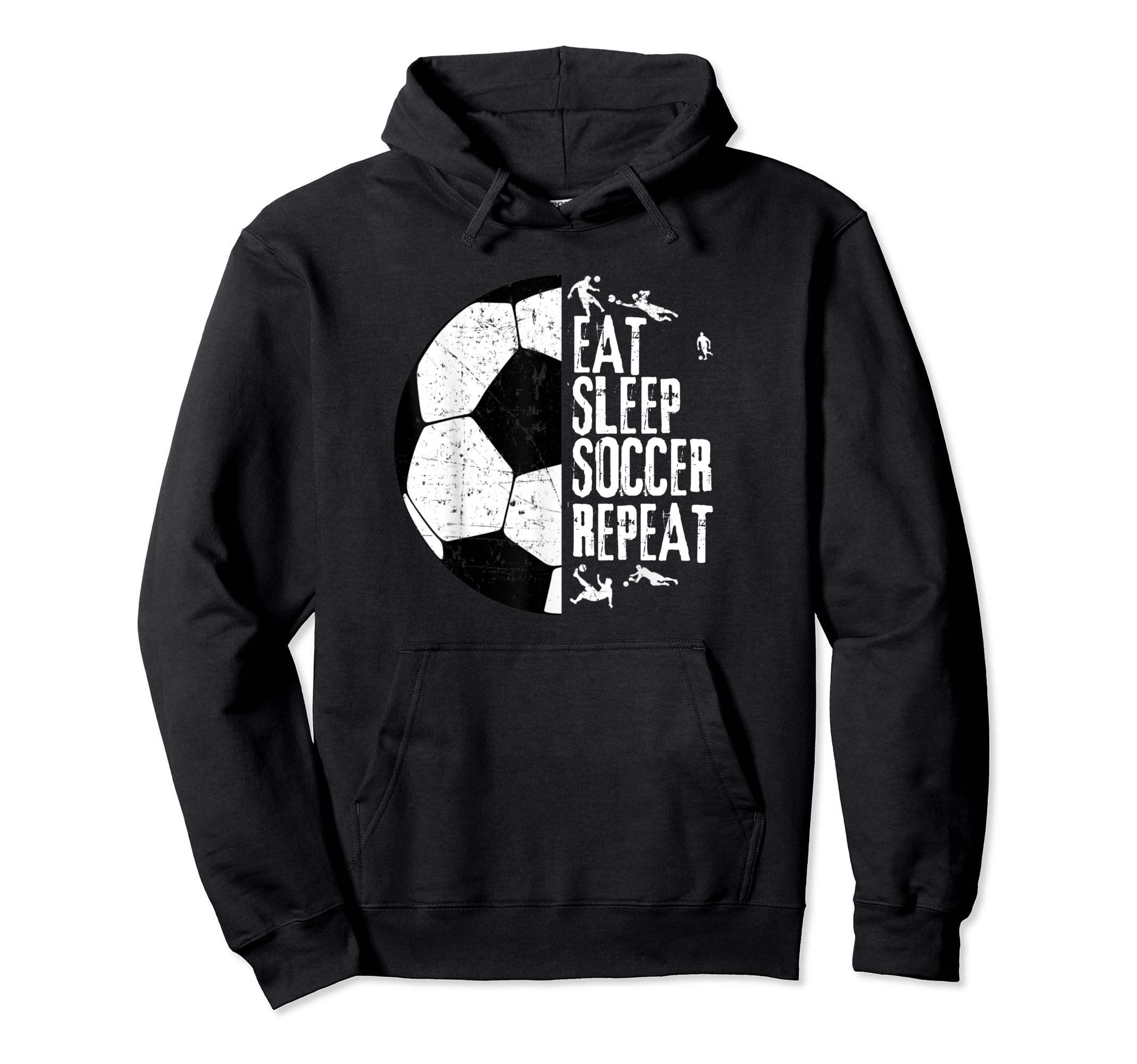 Eat Sleep Soccer Repeat Funny Sport Sport Hoodie - Minimalist Print Unisex - T-Shirt, Sweatshirt, Hoodie