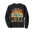 1977 Birthday Cassette Tape Sweatshirt - Custom Art Print Men Women - T-Shirt, Sweatshirt, Hoodie