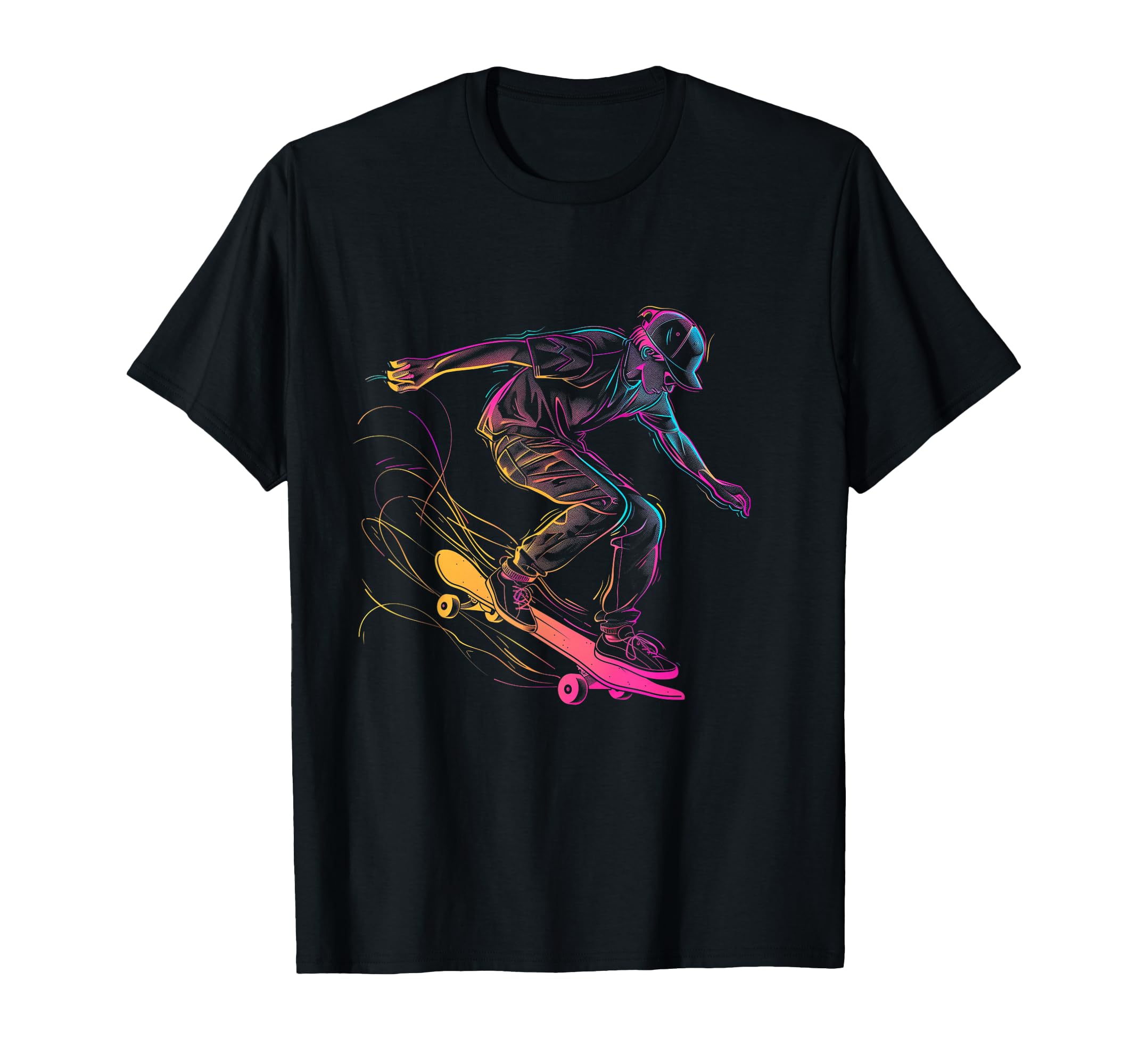 Skateboard Skateboarding Skater T-Shirt - Minimalist Print for Adults - T-Shirt, Sweatshirt, Hoodie