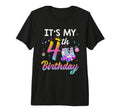 Roller Skate Its My 4Th Birthday 4 T-Shirt - Minimalist Print for Adults - T-Shirt, Sweatshirt, Hoodie