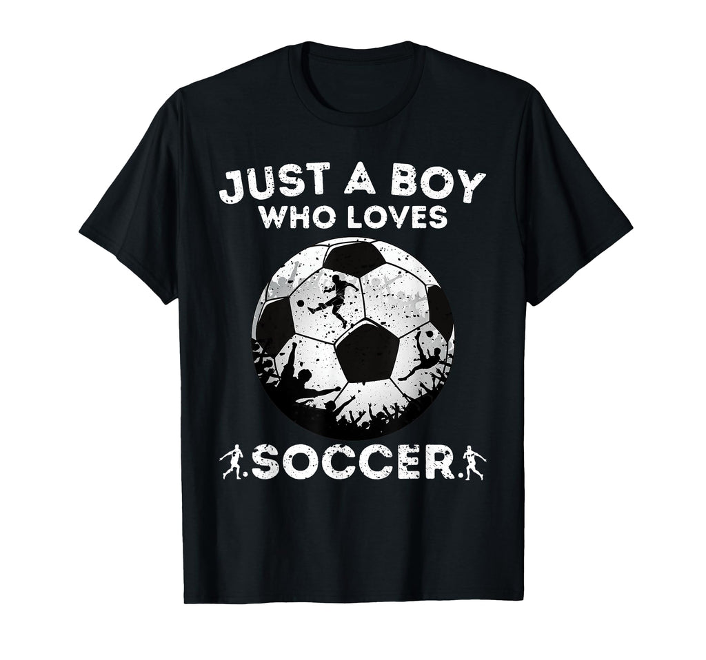 Just Who Loves Soccer T-Shirt - Minimalist Print for Adults - T-Shirt, Sweatshirt, Hoodie